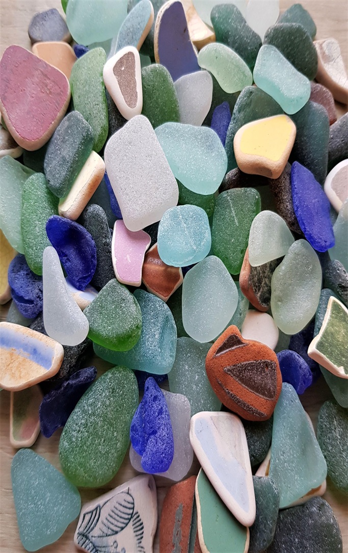 Beach glass
