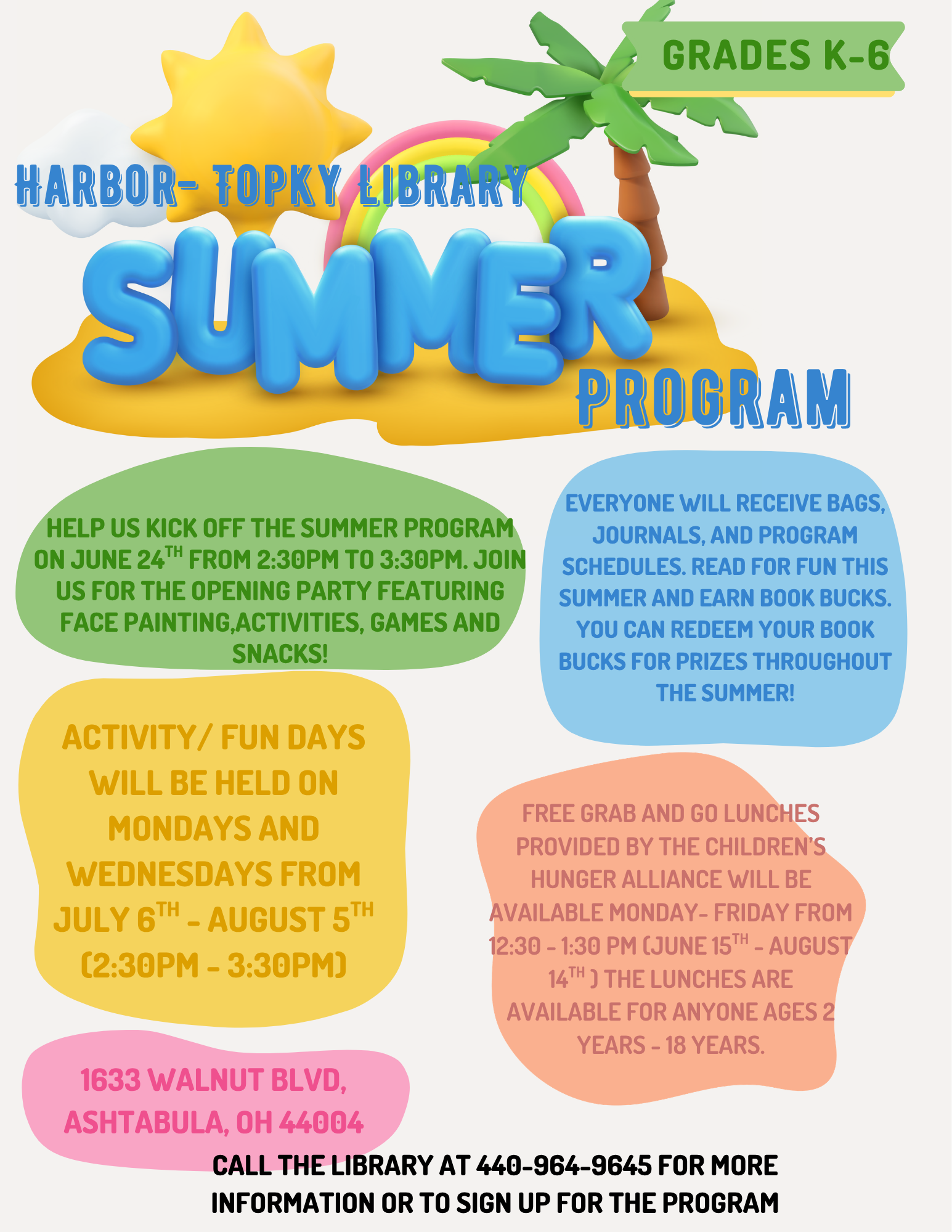 Summer kick-off flyer